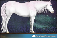 Horse Color:Watercolor Chocolate Palomino Roan Pearl Onyx Splash 