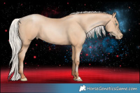 Horse Color:Silver Sable Champagne Pearl 