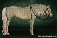 Horse Color:Plaid Chocolate Palomino