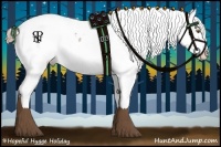 Horse Color:White Spotted Liver Chestnut Sabino Snowflake Varnish and White Spotted Liver Chestnut Sabino Snowflake Varnish