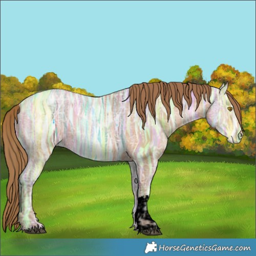 Horse Color:Brown Ice Pearl  and Brown Ice Pearl 
