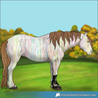 Horse Color:Brown Ice Pearl  and Brown Ice Pearl 