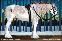 Horse Color:Nacre Liver Chestnut Sabino Splash Appaloosa 