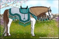 Horse Color:Red Dun Splash  Brindle