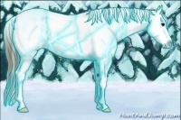 Horse Color:Thunderstruck Black Ice Frame Appaloosa