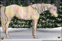 Horse Color:Nacre Gold Champagne Pearl