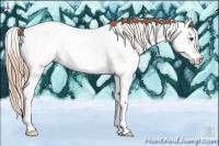 Horse Color:Chestnut Ice Sabino 