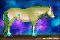 Horse Color:Watercolor Buckskin Onyx Sabino