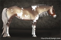 Horse Color:White Spotted Silver Blue Onyx 