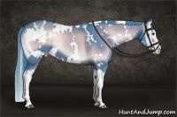 Horse Color:Watercolor White Spotted Liver Red Onyx Splash