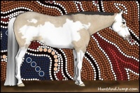 Horse Color:Bay Roan Dun Splash Frame 