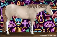 Horse Color:White Spotted Smoky Black Pearl 