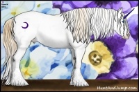 Horse Color:Amber Champagne Pearl Dun Sabino Splash 