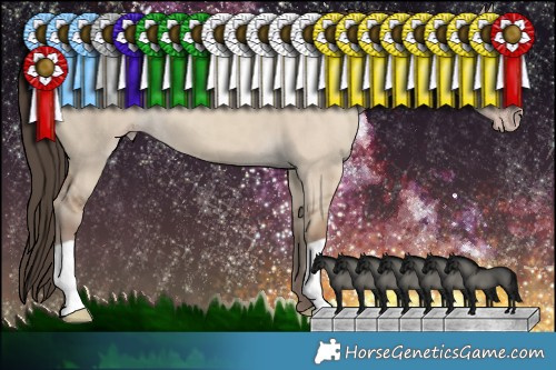 Horse Color:Classic Champagne Dun 