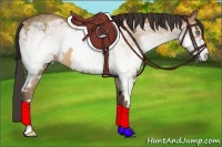 Horse Color:White Spotted Amber Champagne Frame 