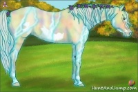 Horse Color:Nacre Thunderstruck Silver Classic Cream Champagne Roan Dun Frame 