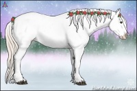 Horse Color:Palomino Snowflake Varnish