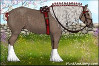 Horse Color:Silver Black 