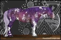 Horse Color:Watercolor White Spotted Silver Bay Ice