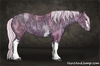 Horse Color:Watercolor White Spotted Silver Bay Ice Pearl
