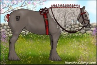 Horse Color:Silver Black 