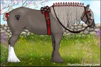 Horse Color:Silver Black 