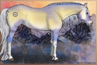 Horse Color:Watercolor Silver Buckskin Onyx