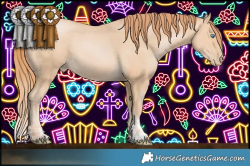 Horse Color:Buckskin Pearl and Buckskin Pearl