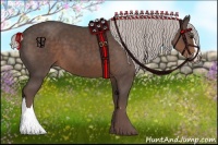 Horse Color:Silver Black Sabino