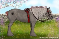 Horse Color:Silver Black 