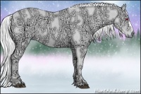 Horse Color:Chestnut Chinchilla Ice 