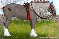 Horse Color:Silver Black 