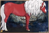 Horse Color:Watercolor Liver Chestnut 