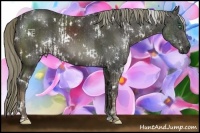 Horse Color:White Spotted Liver Chestnut  and White Spotted Liver Chestnut 