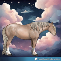 Horse Color:Liver Chestnut Pearl Mushroom and Liver Chestnut Pearl Mushroom