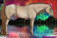 Horse Color:Liver Chestnut Ice Pearl  Brindle