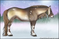 Horse Color:White Spotted Liver Red Onyx