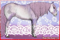 Horse Color:Watercolor Liver Red Onyx Ice Pearl Rabicano 