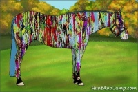 Horse Color:Watercolor Smoky Black Ice Sabino 