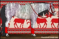 Horse Color:Brown Ice Rabicano  Brindle