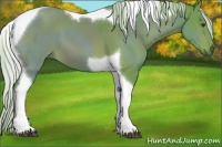Horse Color:Watercolor Silver Brown Tobiano 
