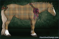 Horse Color:Plaid Chocolate Palomino Roan Sabino
