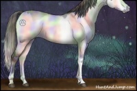 Horse Color:Nacre Brown Chinchilla Onyx Mushroom