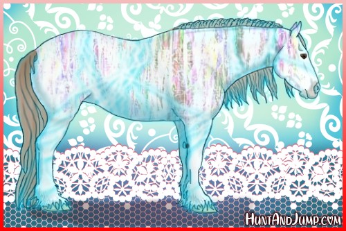 Horse Color:Thunderstruck Chocolate Palomino Ice Sabino 