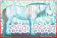 Horse Color:Thunderstruck Chocolate Palomino Ice Sabino 