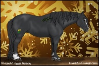 Horse Color:Black Sabino