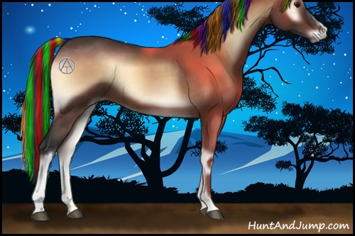 Horse Color:Painted Bay Onyx 