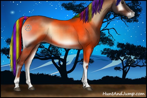 Horse Color:Painted Bay Onyx 
