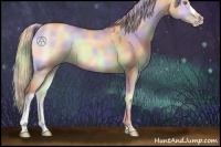 Horse Color:Nacre Silver Sable Champagne Onyx 