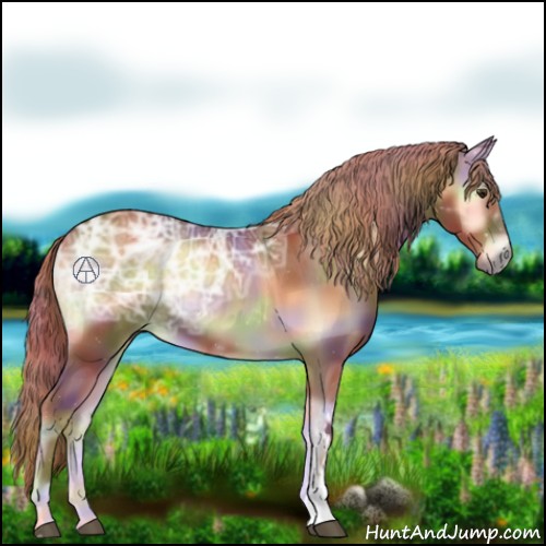 Horse Color:Nacre Red Onyx Ice 